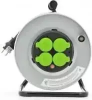 ELS Elektrotechnika Prailginimo laidas IP44 3 x 2,5 mm metalinis būgnas 50m (E9131Q48253M)