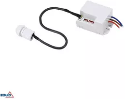Bemko Judesio daviklis, baltas, IP20, max 800W, 360°, 3m/6m