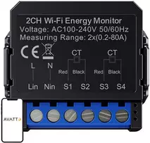 Avatto WiFi WPM16-2 smart bi-directional energy meter