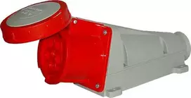 Tarel Fiksuotas izoliacinis lizdas 63A 400V 5P IP67 /srieginiai gnybtai/ 050