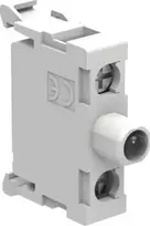 Lovato Electric LED lemputė, mėlyna, nuolat šviečia, montuojama ant galinės sienos, 187–265 V kintamoji srovė LPXLPBM6