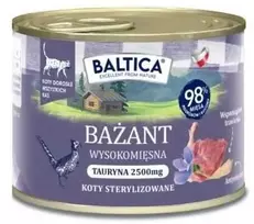 BALTICA Smaki regionów fazanas – šlapias kačių maistas – 185g
