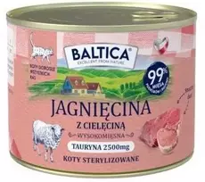 Baltic Agro BALTICA Smaki regionów ėriena with veal – šlapias kačių maistas – 185g