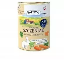 Baltic Agro BALTICA Smaki regionów Puppy triušiena with carrot – drėgnas ėdalas šunims – 400g