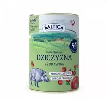 BALTICA Smaki regionów Venison with cranberries – drėgnas ėdalas šunims – 400g