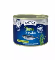 Baltic Agro BALTICA Excellent Tuna with vištiena – šlapias kačių maistas – 185g