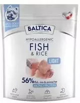 BALTICA Nutraceutic Hypoallergenic Light S žuvis with ryžiai – sausas Maistas šunims – 1kg