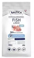 Baltic Agro BALTICA Nutraceutic Hypoallergenic Light L/XL žuvis with ryžiai – sausas Maistas šunims – 12kg