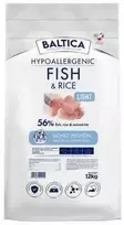 Baltic Agro BALTICA Nutraceutic Hypoallergenic Light M žuvis with ryžiai – sausas Maistas šunims – 12kg