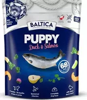 Baltic Agro Šunų maistas - BALTICA Excellent Puppy antiena with lašiša Small Breeds 1kg