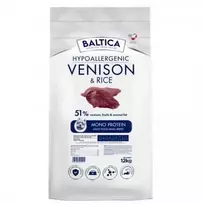 Baltic Agro BALTICA Nutraceutic Hypoallergenic Small breeds Venison with ryžiai – sausas Maistas šunims – 12kg