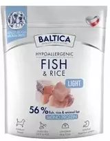 BALTICA Nutraceutic Hypoallergenic Light M žuvis with ryžiai – sausas Maistas šunims – 1kg