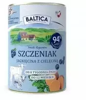 Baltic Agro BALTICA Smaki regionów Puppy ėriena with veal – drėgnas ėdalas šunims – 400g
