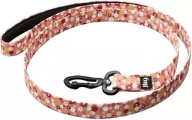 Julius-K9 MoreColor Rožinė Flowers Pavadėlis – 120cm tvirta juosta, ryškus gėlių raštas