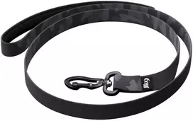 Julius-K9 MoreColor Night Camo pavadėlis – 120cm juosta, neopreninė rankena, juodas kamufliažas