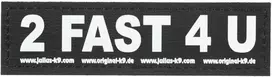 Julius-K9 2 Fast 4 You lipdukas – Velcro tvirtinimas, mažas dydis, 2 vnt.