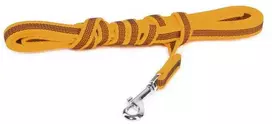 Julius K9 Color & Gray Supergrip pavadėlis – neslystantis oranžinis pavadėlis su patogia rankena, 300cm x 14mm