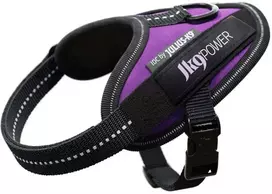 Julius-K9 IDC Powerharness tamsiai violetinė – Premium reguliuojamas šunų pakinktas, 1 dydžio (Baby 1)