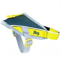 Julius-K9 Gatvės pakinktai „Sky Gray & Neon Lime“ – XXS, lengvas miesto dizainas, atspindintys akcentai