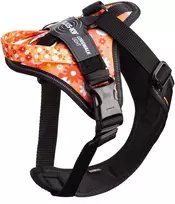 Julius-K9 IDC Longwalk Light Harness Rožinė Flower – Lengvas žygio diržas su GPS kišene, Dydis S
