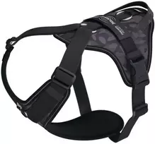 Julius-K9 IDC Longwalk Light Harness Night Camo – Lengvas trekingo pakabinamas diržas su GPS kišene, Dydis M