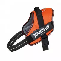 Julius K9 IDC Powair balnas Oranžinis – Lengvas kvėpuojantis tinklelio dizainas, Dydis XXL
