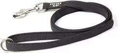 Julius K9 Color & Gray Supergrip Pavadėlis – Juodas, 2x120cm, Neslystantis su rankena ir žiedeliu