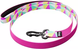 Julius-K9 MoreColor Retro Tape pavadėlis 120cm – Neopreninė rankena, spalvingas trikampio dizainas