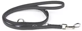 Julius K9 Spalvos & Pilkos Supergrip Pavadėlis – Nuimamas neslystantis rankena, 1,4x220cm, juoda