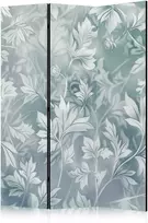 Artgeist Pertvara - Ornaments in Rubbed Faded Turquoise - Delicate Floral Pattern