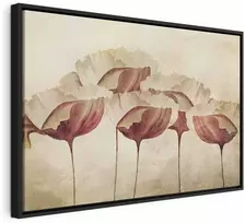 Artgeist Paveikslas - Flowers in rusvai gelsvas (1 Part) Wide