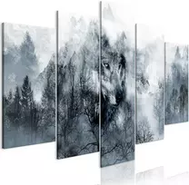 Artgeist Paveikslas - Mountain Predator (5 Parts) Wide