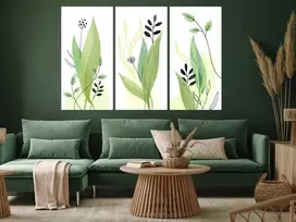 Artgeist Paveikslas - Žalias Day (3 Parts)