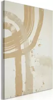 Artgeist Paveikslas - rusvai gelsvas Minimalism (1 Part) Vertical