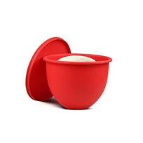 Silikoninis įdėklas KitchenAid pakeliamu galviniu 5 Qt maišytuvui Neslystantis maišymo indo priedas Maistui tinkamas Karščiui atsparus priedas raudona