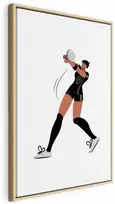 Artgeist Paveikslas - Female Volleyball Player Illustration