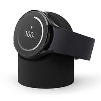Silikoninis įkrovimo stovelis Samsung Galaxy Watch 5 Pro Įkrovimo stovelis Laikymo stovelis SAM SUNG Galaxy 3 4 40mm 44mm 45mm For Watch 5 and 5pro juoda