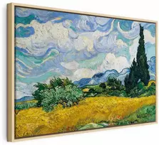 Artgeist Paveikslas - Vincent Van Gogh – Wheat Field with Cypresses
