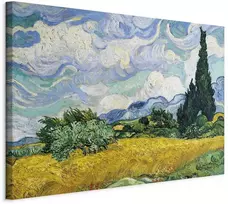 Artgeist Paveikslas - Vincent Van Gogh – Wheat Field with Cypresses