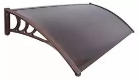 Gockowiak Bipohome 'Eko' plastikinis baldakimas 80x150 cm - rudas