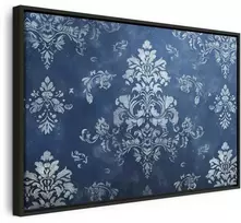Artgeist Paveikslas - Retro Ornament Decorative Motif in Worn Blues