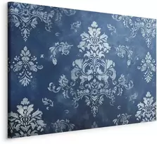 Artgeist Paveikslas - Retro Ornament Decorative Motif in Worn Blues
