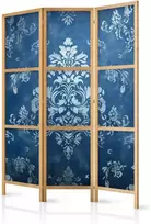 Artgeist Japoniška kambario pertvara - Retro Ornament - Decorative Motif in Worn Blues
