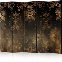 Artgeist Pertvara - Baroque Ornaments in Patinated Gold and Bronze - Retro Motif