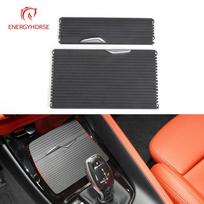 Car Center Console Drink Water Cup Holder Cover Trim Zipper Rolling Curtain For BMW X1 X2 F48 F49 F39 Model A