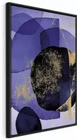 Artgeist Paveikslas - Violetinė Kaleidoscope (1 Part) Vertical