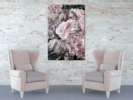 Artgeist Paveikslas - Among Flowers (1-part) - Blooming Plants in Nature's Colors