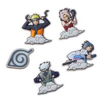 Crocs Naruto 5-Piece Set PVC Shoe Flowers Unisex Couple Multicolor F įvairiaspalvis