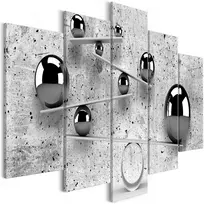 Artgeist Paveikslas - Balls and Concrete (5 Parts) Wide