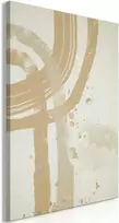 Artgeist Paveikslas - rusvai gelsvas Minimalism (1 Part) Vertical